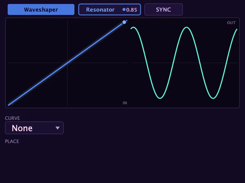 The drawable waveshaper